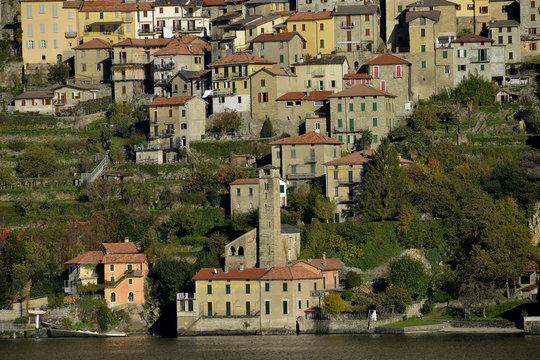 Lake Como,Careno, view from the lake