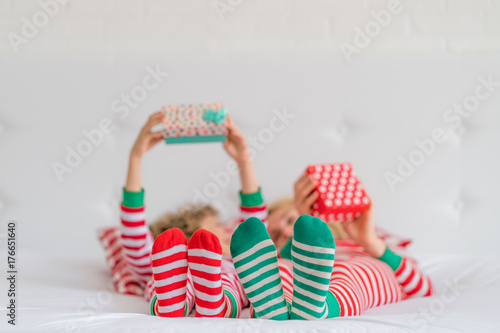 &quot;Happy family in Christmas eve&quot; Stock photo and royalty-free images on