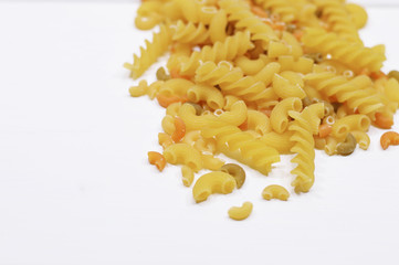 pasta on table top right side