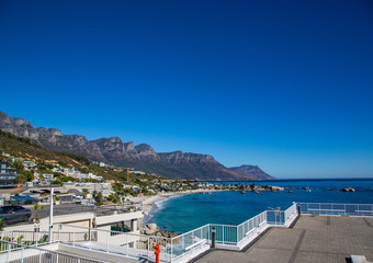 Naklejka premium Pejzaż miejski Kapsztad przy Western Cape w Południowa Afryka