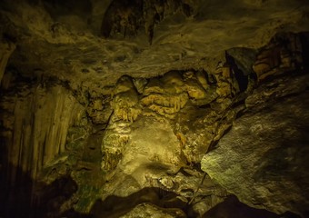 Flowstones in the famous Cango Caves in South Africa