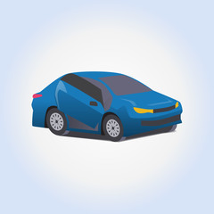 Car tuning vector icon or illustration