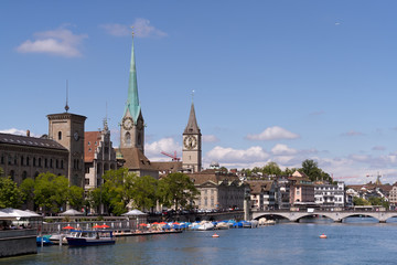 Fototapeta premium View on the Fraumünster Church