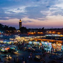 Fototapeta na wymiar Marrakech Sunset