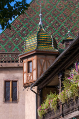 Traditional wooden houses in Colmar, France