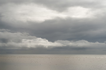 Seascape at the North Sea coast