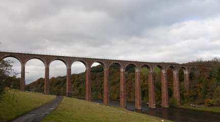 Fototapeta na wymiar Leaderoot Viaduct