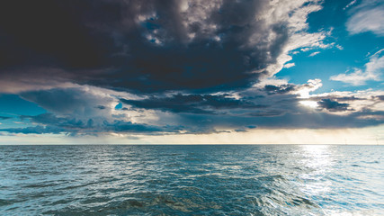 seascape sea horizon and sky.