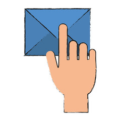 Email or mail symbol icon vector illustration graphic design