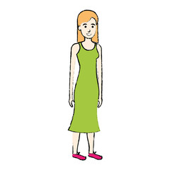 beautiful woman avatar character