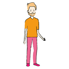 young man avatar character