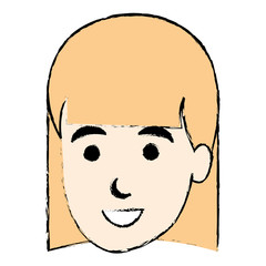 Obraz premium beautiful woman head avatar character