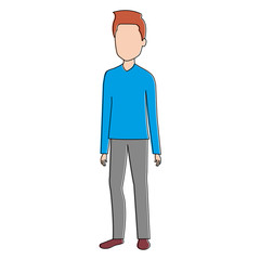 young man avatar character