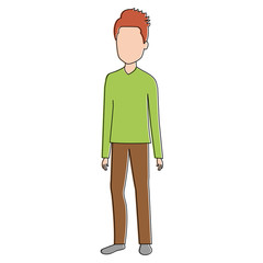 young man avatar character