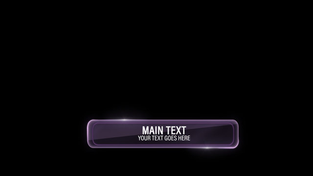 Gleaming Purple Lower Third