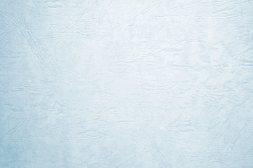 Blank blue paper texture background, detail close up