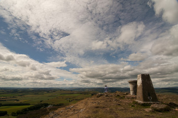 View from the ummit of the midle Eildon, Merose