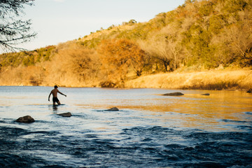 Wading in the River