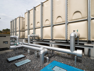 マンションの貯水槽