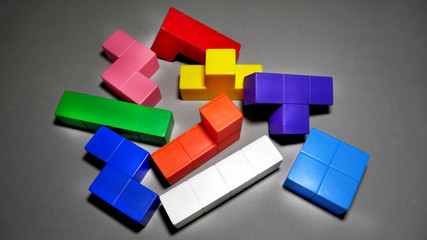 Fototapeta na wymiar Brick Toy for Kids