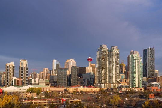 Calgary skyline in daytime