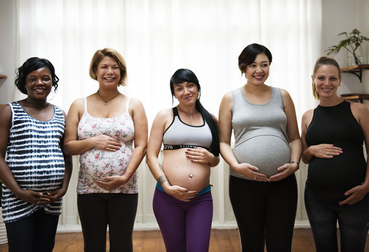 Pregnant Women In A Class