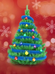 3d Christmas tree