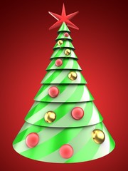 3d Christmas tree