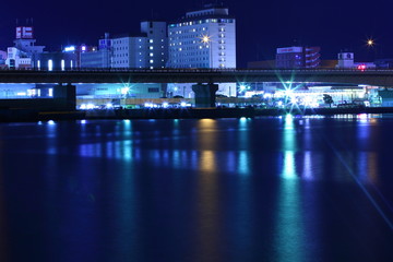 Fototapeta na wymiar Hakodate night view