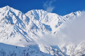 Naklejka premium Happo-one ski resort