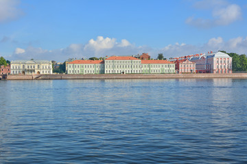 Petersburg. View on the Neva river