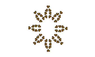 Decorative Floral Coffee