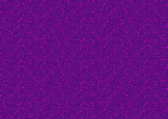Obraz premium Purple Pixel Seamless Background - Colored Illustration, Vector