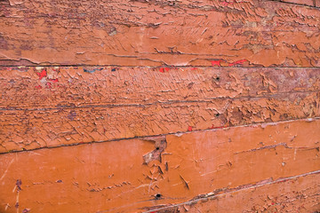 Wooden old painted boards