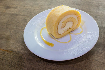 Cake at Cafe : ロールケーキ