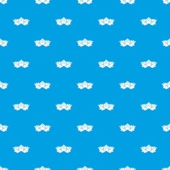 Hops pattern seamless blue