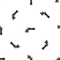 Grinder machine pattern seamless black