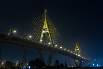 Fototapeta premium Bridge Rama 1 : 橋・タイ・バンコク 