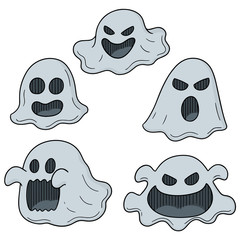 vector set of ghost
