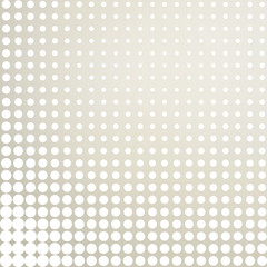 White gray dotted background. Half tone background. Vector background