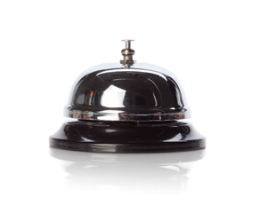 Service bell isolated white background