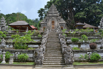 Fototapeta na wymiar The Hindu temples (called 'pura') around Bali, Indonesia