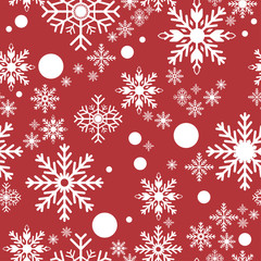 Pattern seamless snowflake