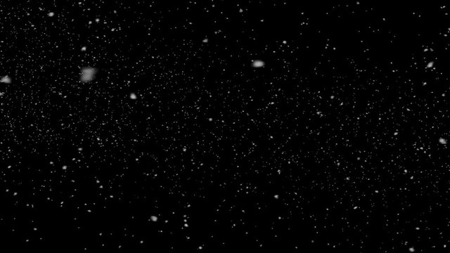 Realistic Snowing. Seamlessly Looping Overlay. Ideal For Your Winter Related Projects. 4K 60fps