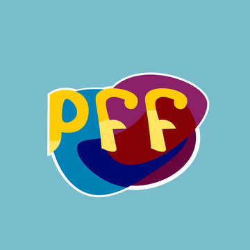 Pff Sticker Social Media Network Message Badges Design Vector Illustration