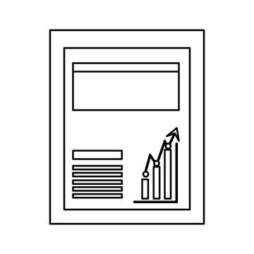 data stadistic vector illustration