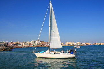 Promenade en voilier en méditerranée, France