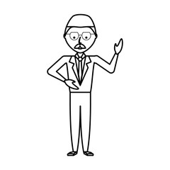 man  vector iilustration