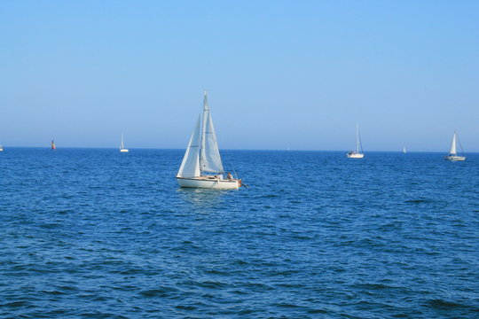 Promenade en voilier en méditerranée, France