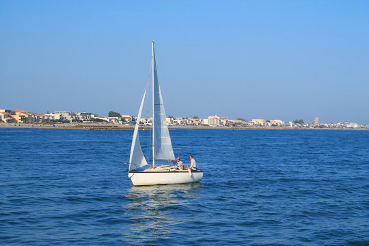 Promenade en voilier en méditerranée, France